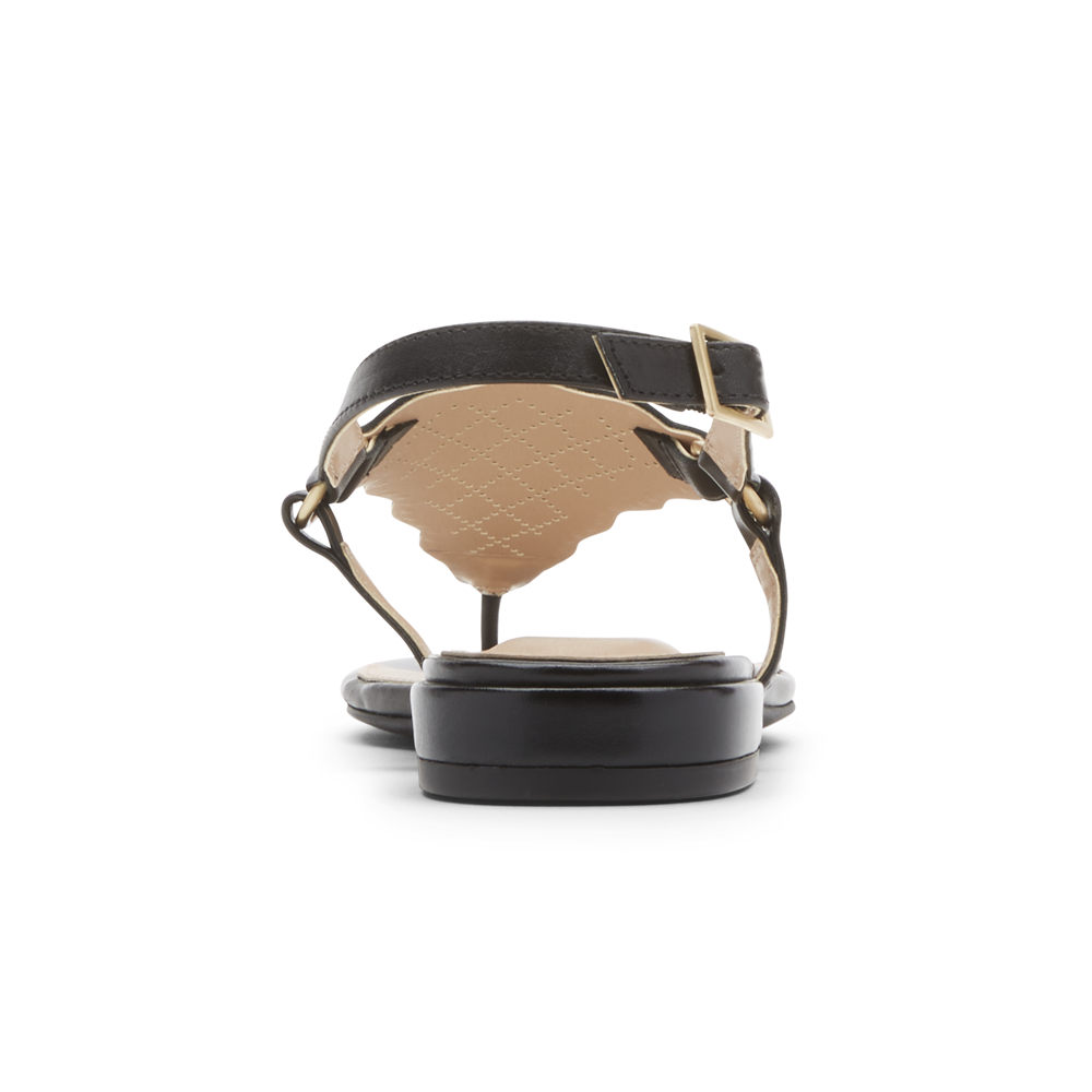 Rockport Thongs Dam Svarta - Total Motion Zosia Perforated - KVYNL3791